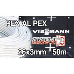 Rura wielowarstwowa PEX-AL-PEX ViPEX 26×3mm 50 metrów Viessmann