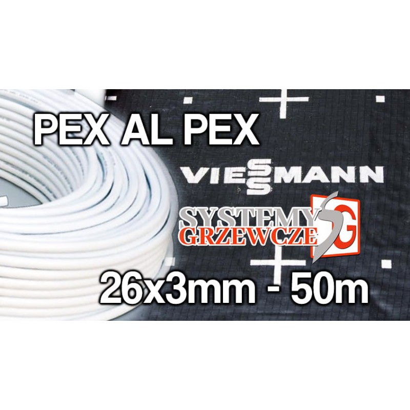 Rura wielowarstwowa PEX-AL-PEX ViPEX 26×3mm 50 metrów Viessmann