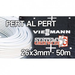 Rura wielowarstwowa PERT-AL-PERT ViPERT 26×3mm 50 metrów Viessmann