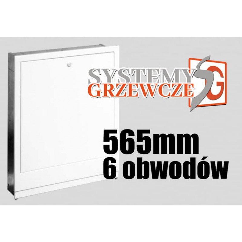 Szafka rozdzielaczowa podtynkowa na 6 obwody typ SPR-2