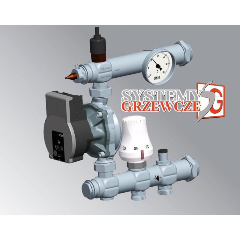 Termostatyczna grupa mieszająca M2 - regulator temperatury zasilania