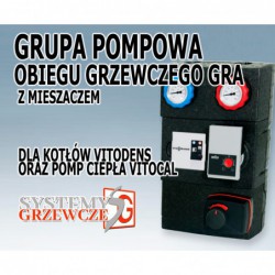 Grupa pompowa obiegu grzewczego GRA2 z mieszaczem dla kotłów Vitodens oraz pomp ciepła Vitocal