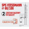 Zestaw bazowy w szacht - System spalin SPS Viessmann