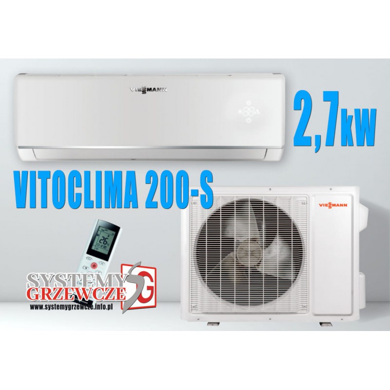 Klimatyzator inwerterowy typu Split - Vitoclima 200-S - 2,7 kW