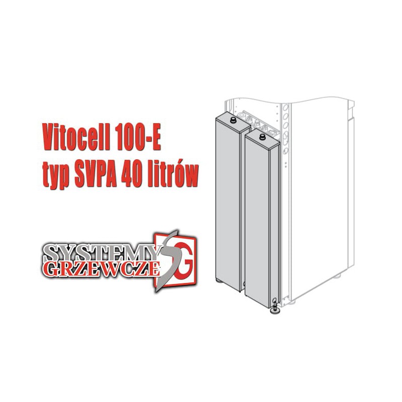 Bufor wody grzewczej Vitocell 100-E, typ SVPA 40 litrów
