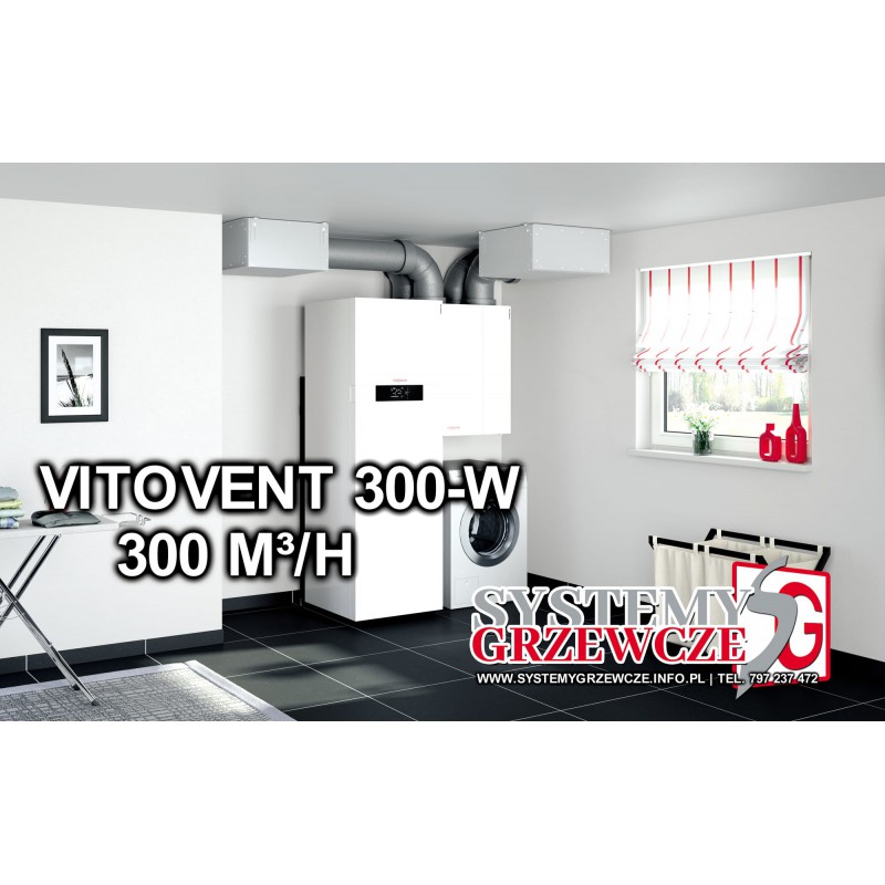 Rekuperator Vitovent 300-W, typ H32S A225 - System mechanicznej wentylacji z odzyskiem ciepła