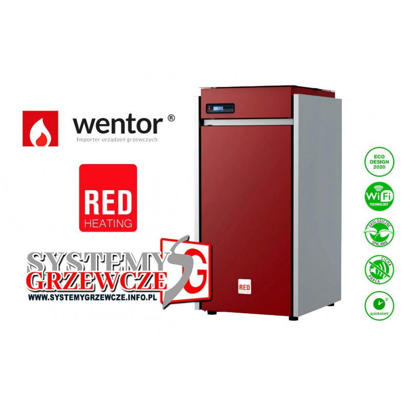 Kocioł na pelet RED Selecta 20 z pompą elektroniczną