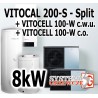 VITOCAL 200-S - ZESTAW - Pompa / zbiornik c.w.u. / bufor c.o. - wersja Split 8kW