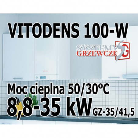 Gazowy kocioł kondensacyjny Vitodens 100-W - Gaz ziemny GZ-35/41,5