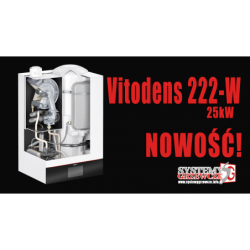 NOWOŚĆ kocioł Vitodens 222-W - 25 kW + c.w.u. 46 litrów