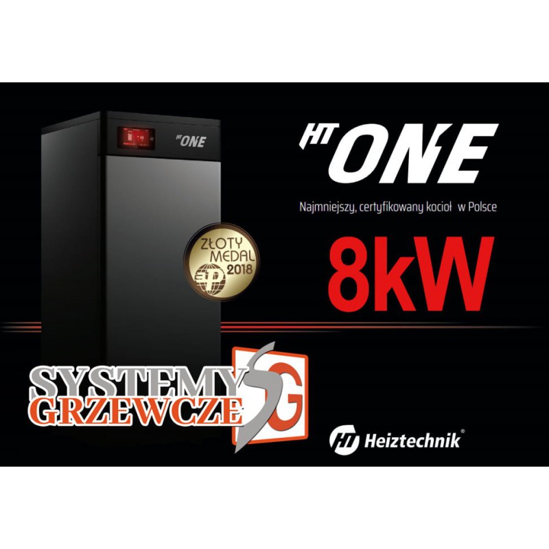 Kocioł pelletowy 5 klasy ONE 8kW - HEIZTECHNIK