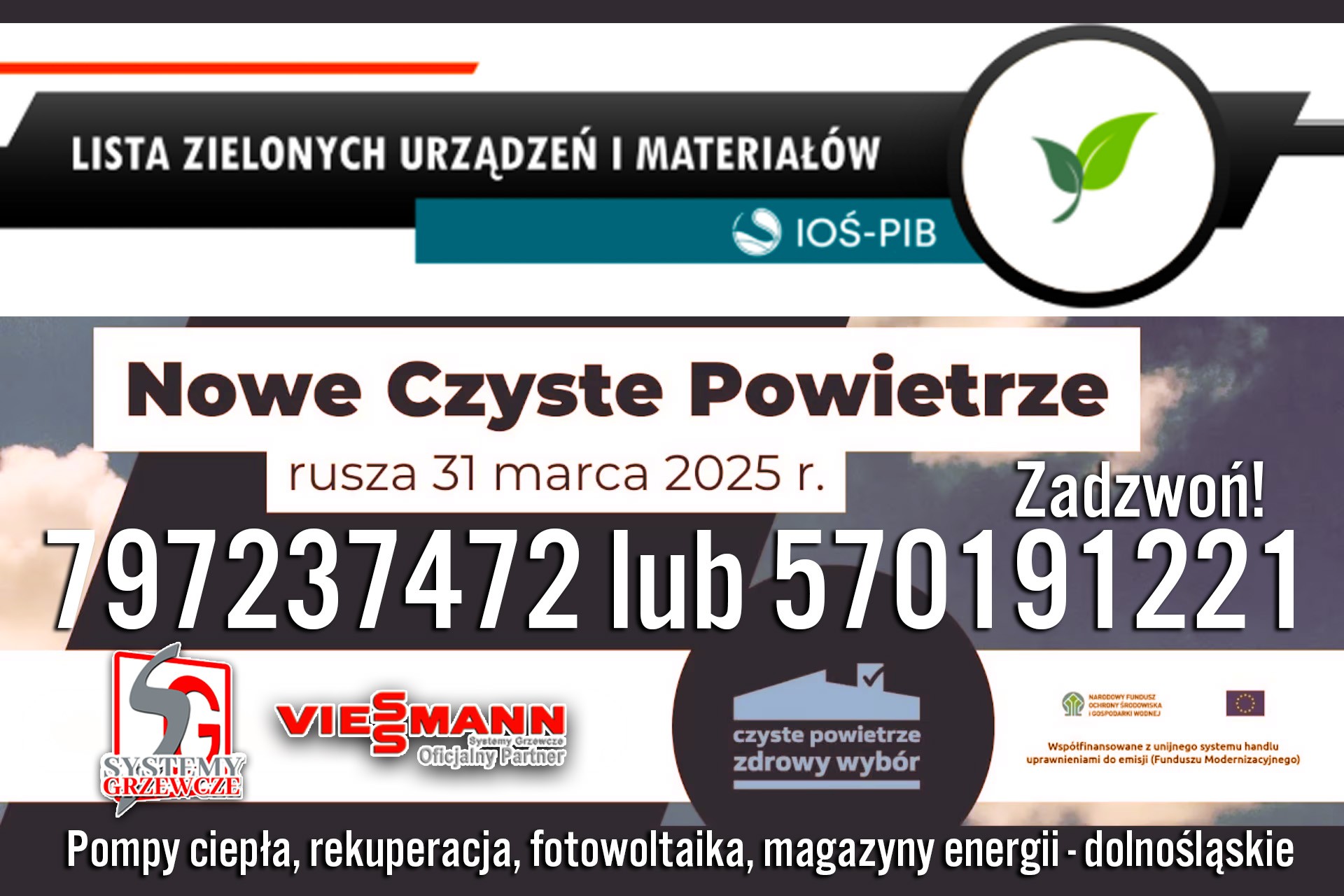 Urządzenia kwalifikujące się w programie Czyste Powietrze, znajdujące się na liście ZUM